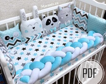 diy braided crib bumper tutorial