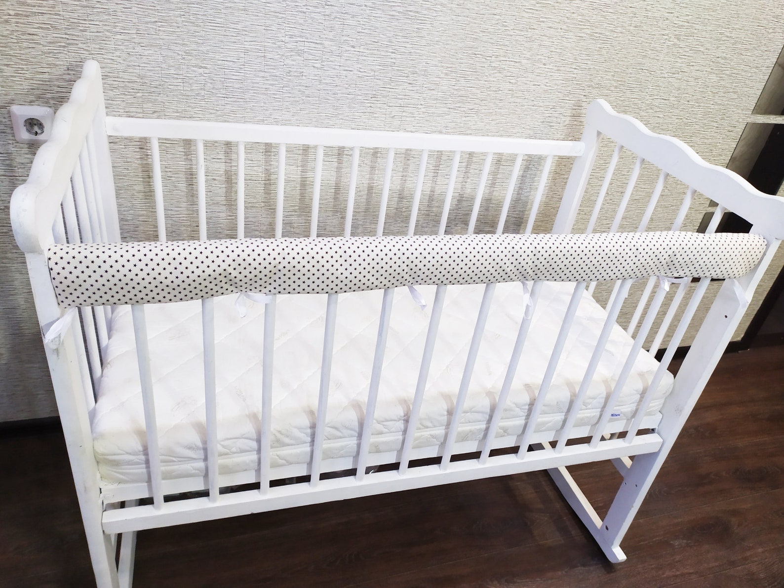 Crib rail cover pattern Crib rail guard tutorial Crib bumper Etsy