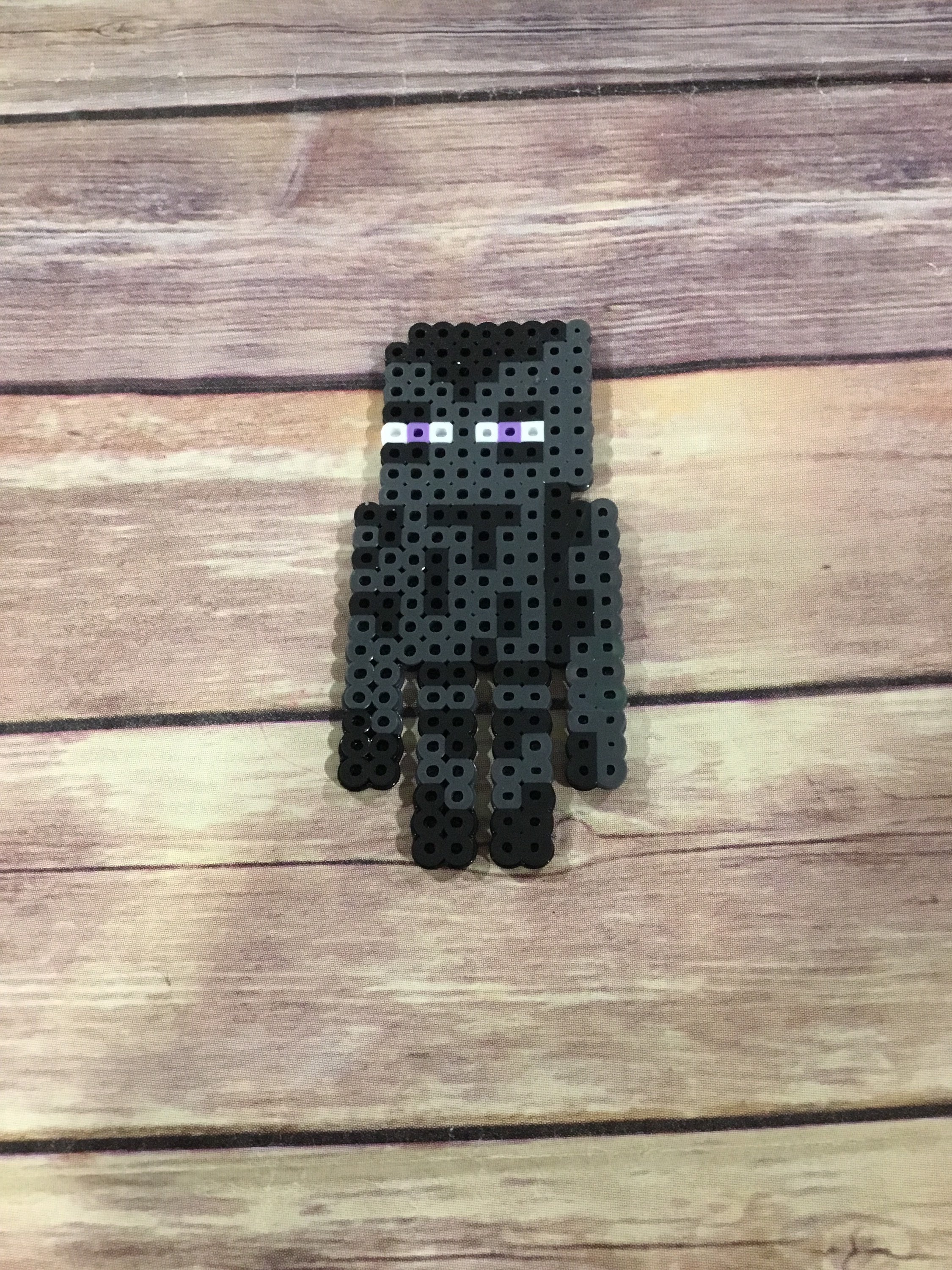 Minecraft Enderman Perler Bead Design Etsy Ireland