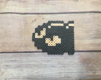 Super Mario Bros. 3 Bullet Bill Perler Bead Design