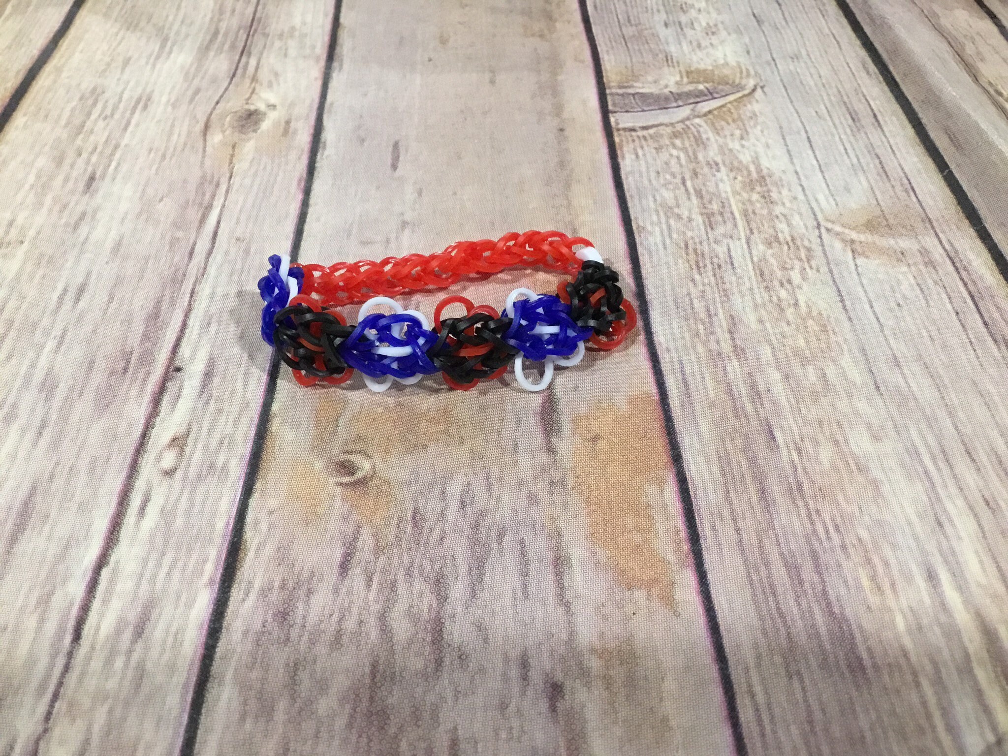 Set of Five Rainbow Loom Butterfly Blossoms Bracelets. Etsy