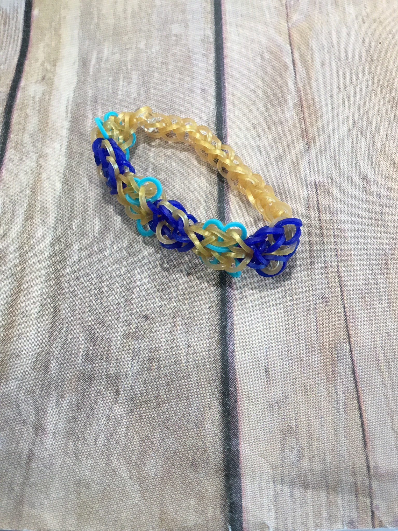 Set of Five Rainbow Loom Butterfly Blossoms Bracelets Etsy