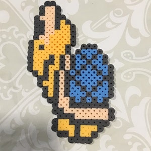 Super Mario Bros. Koopa Troopa with Blue Shell Perler Beqd Design