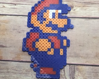 Super Mario Bros. 2 Mario Standing Perler Bead Pattern