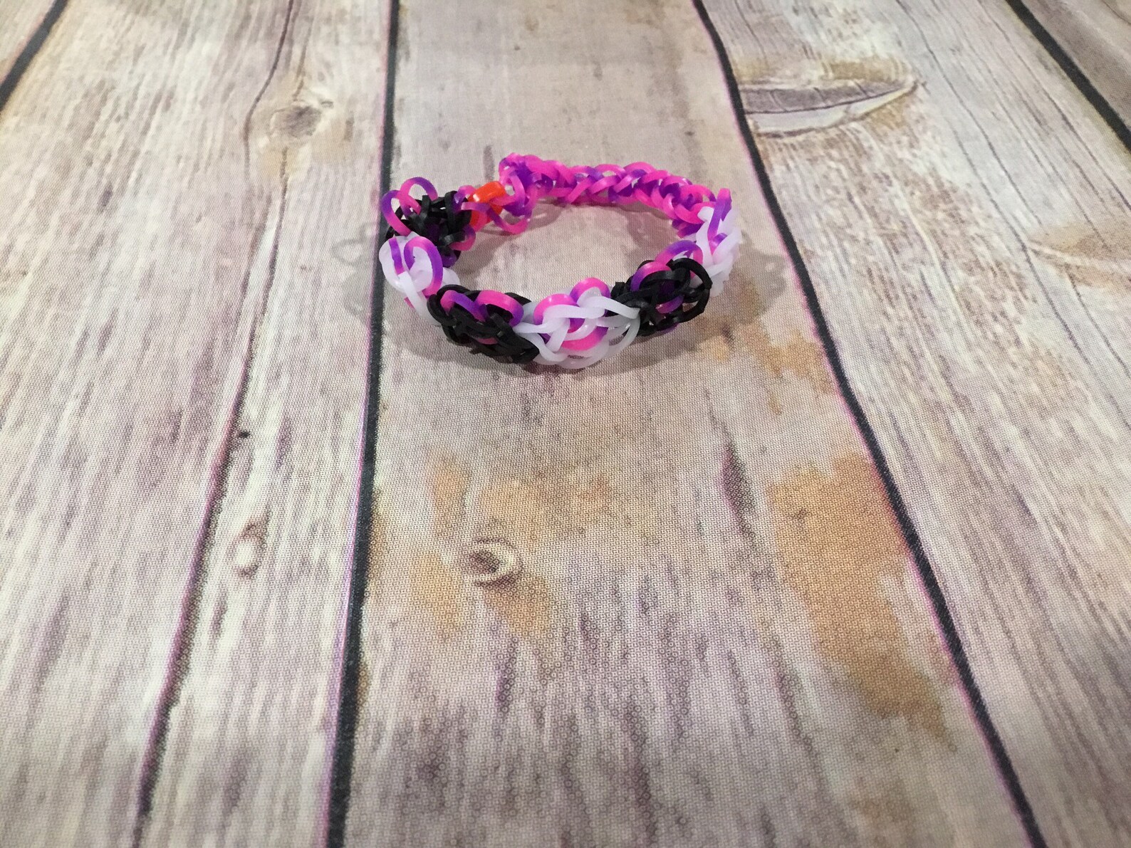 Set of Five Rainbow Loom Butterfly Blossoms Bracelets. Etsy