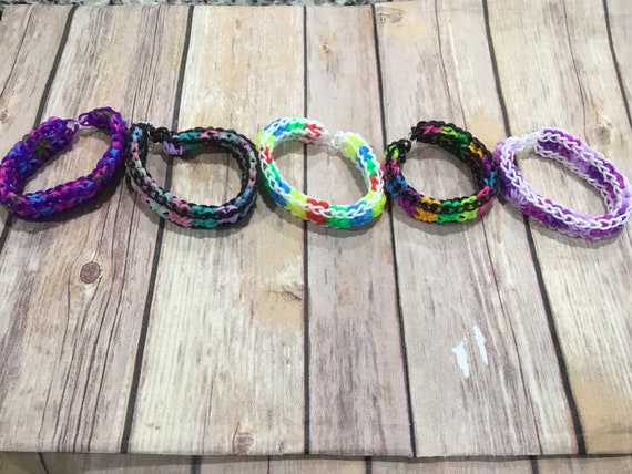 Girls Loom Band Starburst Bracelets Bundle X3 | eBay