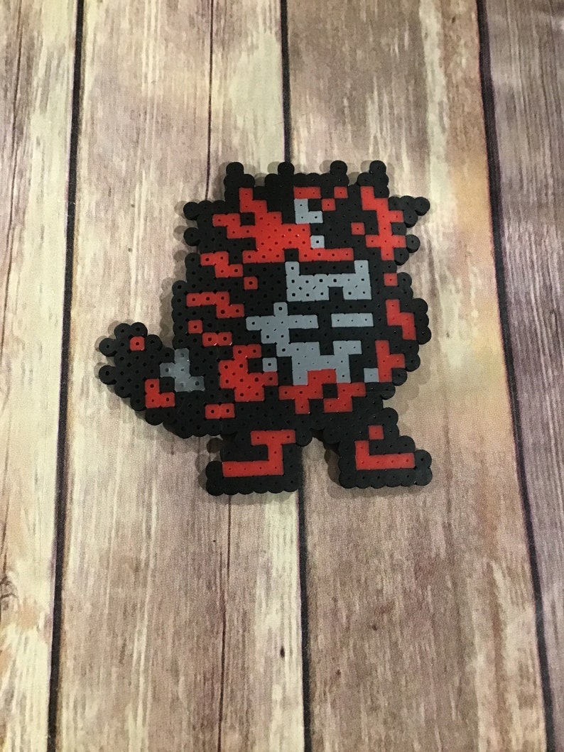 Pokémon Incineroar Perler Bead Design Etsy