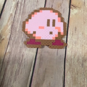 Diseño de cuentas Perler de Kirby