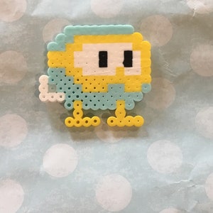 Blue Monster Perler Bead Design