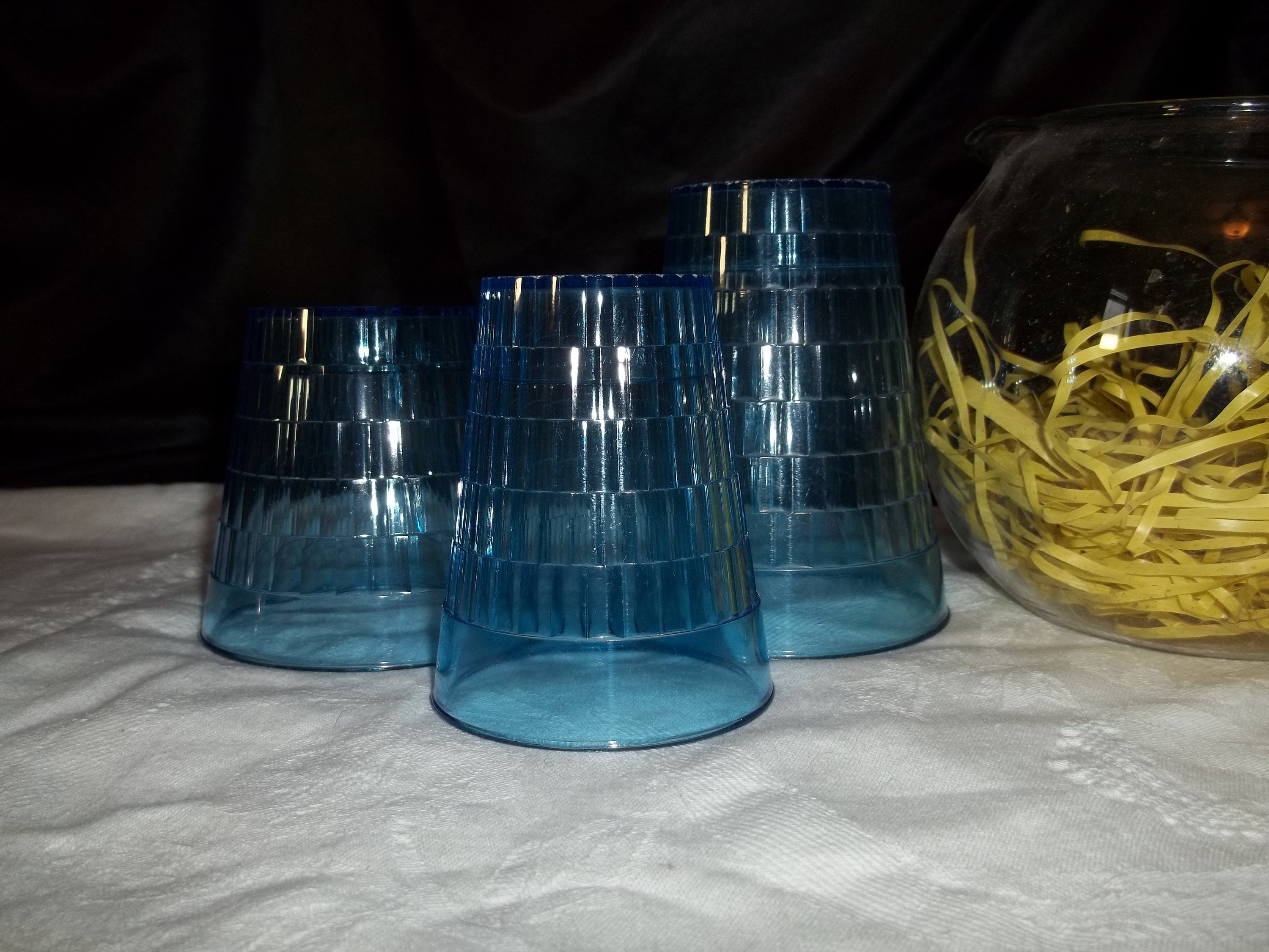 Vintage Oatmeal Cups Tumblers Quaker Crystal Wedding Plastic YOUR ...