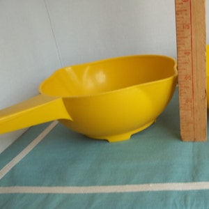 Colander Strainer Tupperware vintage 1qt mini yellow #1200 cooking