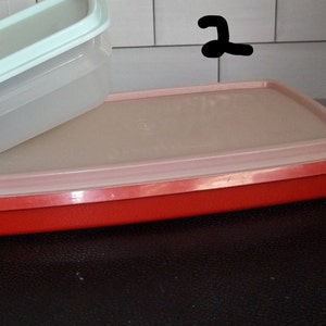 Tupperware Bacon Keeper Small Rectangle Deli Container Vintage Dusty Rose  Pink