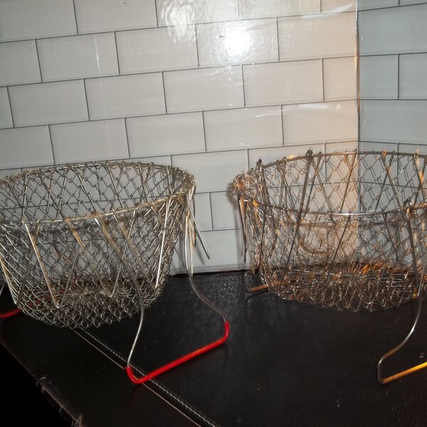 Wire Egg Basket Etsy