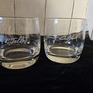 Jack Daniels Master Distillery Whiskey Vtg Glass **YOU Choose** Jimmy Bedford Lem L Tolley