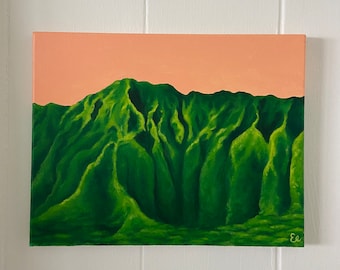 Ko&#39;olau Light - Acrylic Painting on Canvas