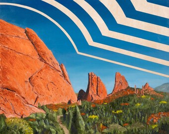 Garden of the Gods Archival Print – Colorado Landscape Art