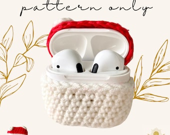 PATTERN Mushroom Crochet AirPods Case | PDF Pattern | DIY | Full Tutorial | English Pattern | AirPods 1. gen Case Pattern | 2 Pages Pattern