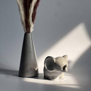 Elephant Planter: Handmade Jesmonite Succulent Pot, Tea Light Holder