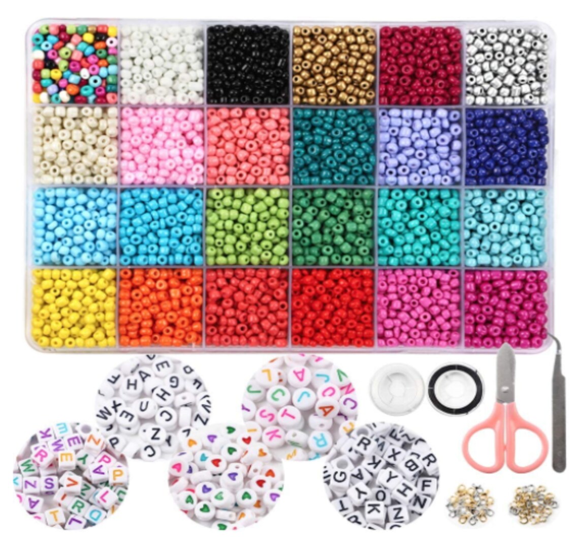 Bracelet making kit 7200pcs beads jewelry making supplies Etsy