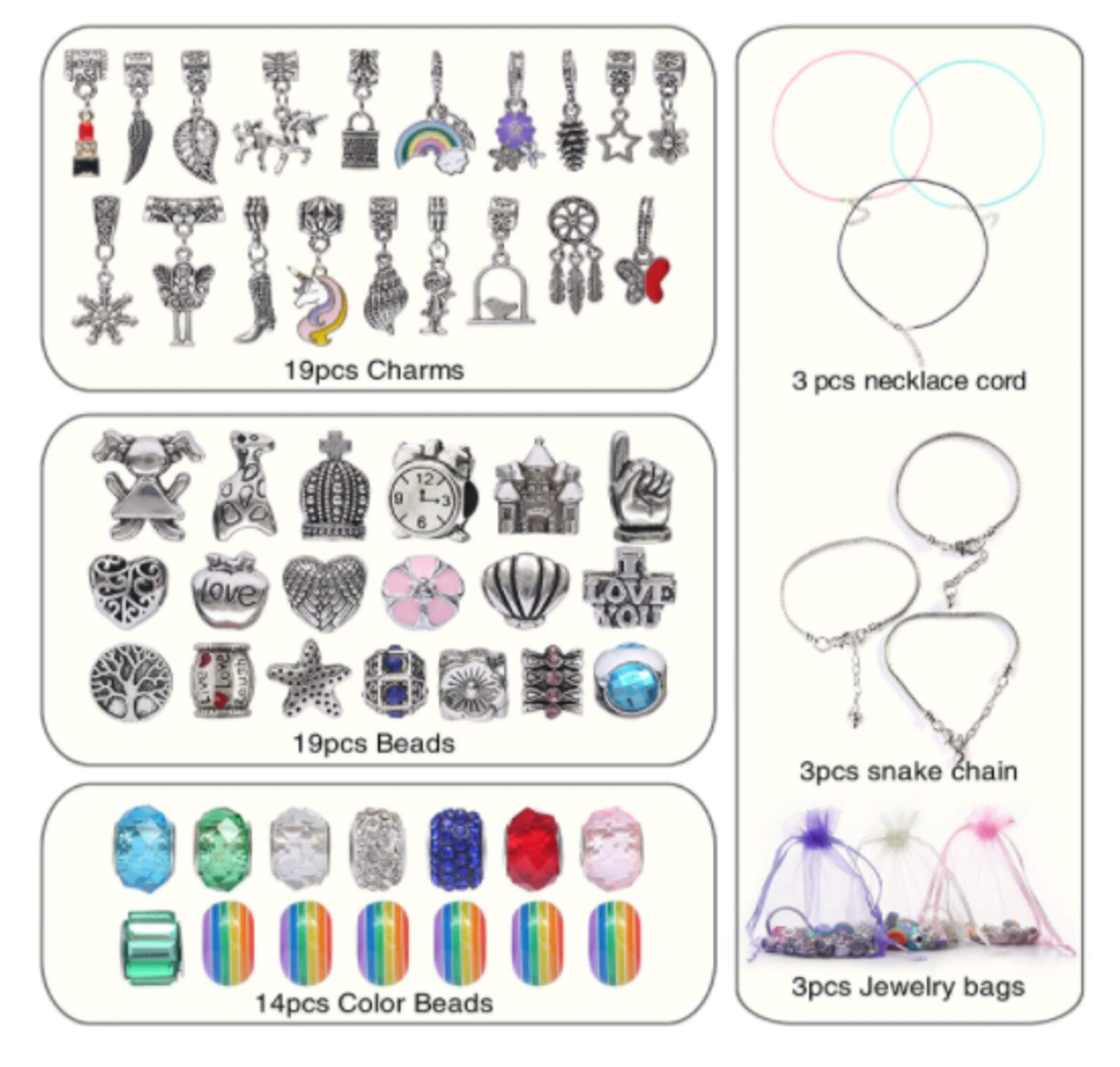 DIY Charm Bracelet Making Kit Jewelry Making Kit DIY Etsy