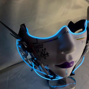 Cyberpunk Mask Cyberpunk Cosplay mask Cyberpunk 2077 mask Halloween MASK Handmade Mask Cyberpunk Helmet