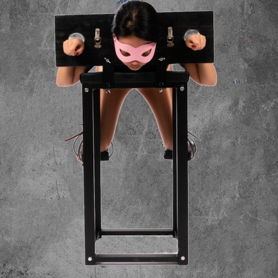 BDSM Torture Equipment Sex Chair Training Props Handcuffs Neck
