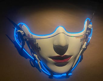 Cyberpunk Men Mask Cyberpunk Cosplay mask Cyberpunk 2077 mask Halloween MASK Handmade Mask Cyberpunk Helmet