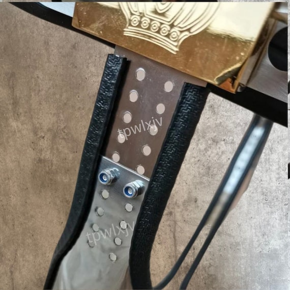 Female Chastity Belt Device Stainless Steel Pants Back SPLIT + Plug  Removable
