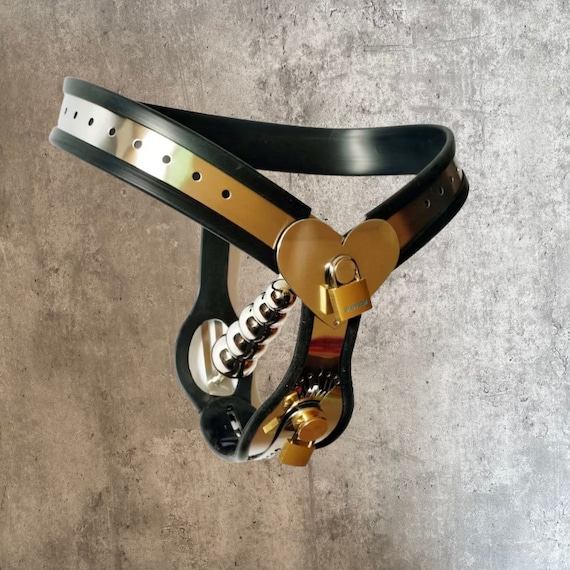 Ceinture de dispositif de chastet f minine Verrouillage anal en