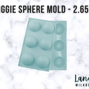 Biggie 2.65" / 65mm Hot Chocolate Bomb Silicone Mold (1)