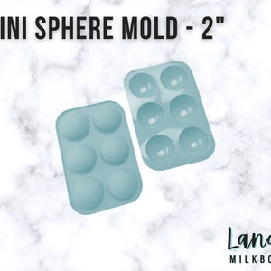 Mini 2" / 50mm Hot Chocolate Bomb Silicone Mold (1)