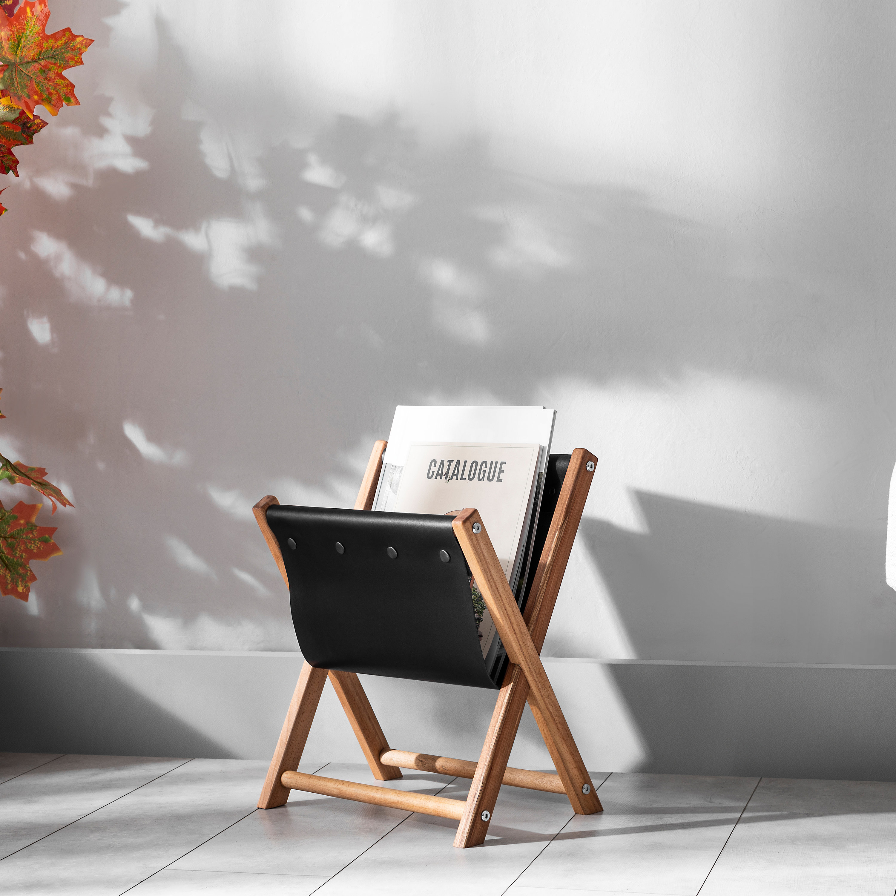 Portariviste In Ecopelle - Colore Rosa Cipria, 30x40.5x26.5 Cm, Con Maniglie, Organizer Per Documenti E Giornali - Foto 2