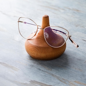 Eyeglasses Holder, Eyeglasses Stand, Wooden Eyewear Stand, Spectacles Organizer for Office Desk, Sunglasses Holder,Bedside Stand for Glasses