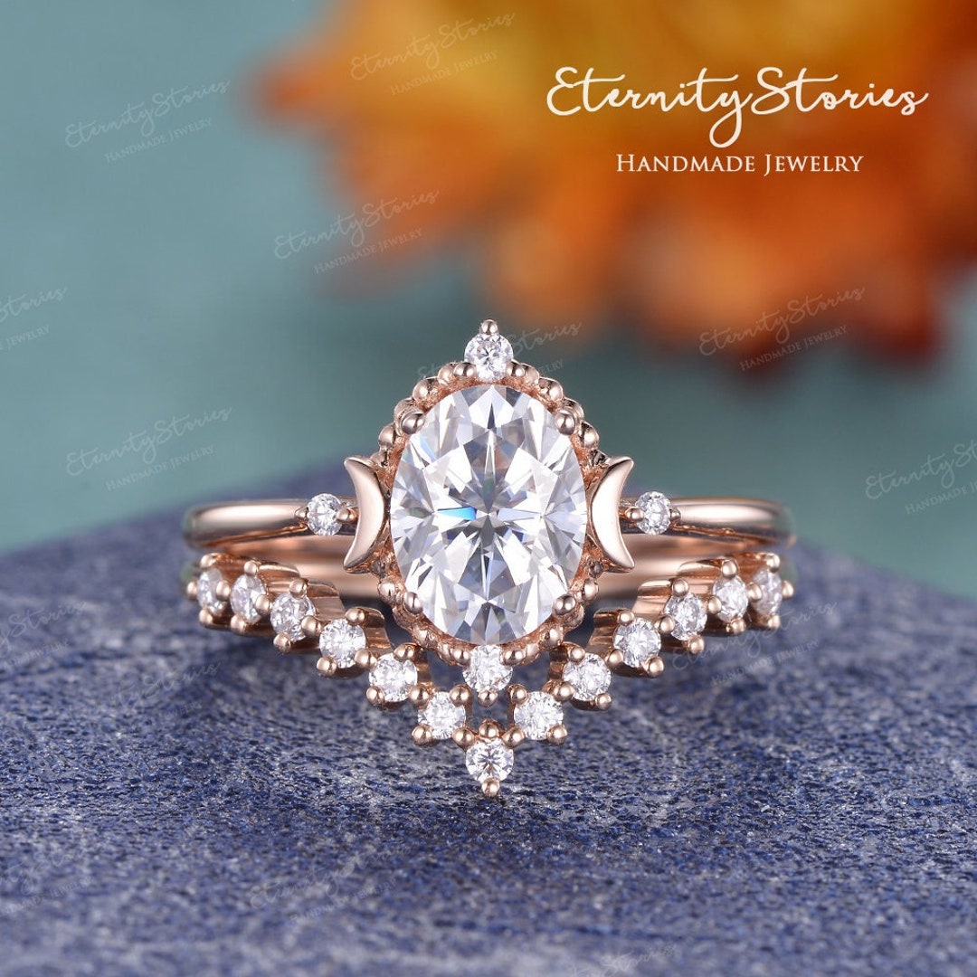 Fire Opal Ring Genuine Ethiopian Opal Engagement Ring,rose Gold