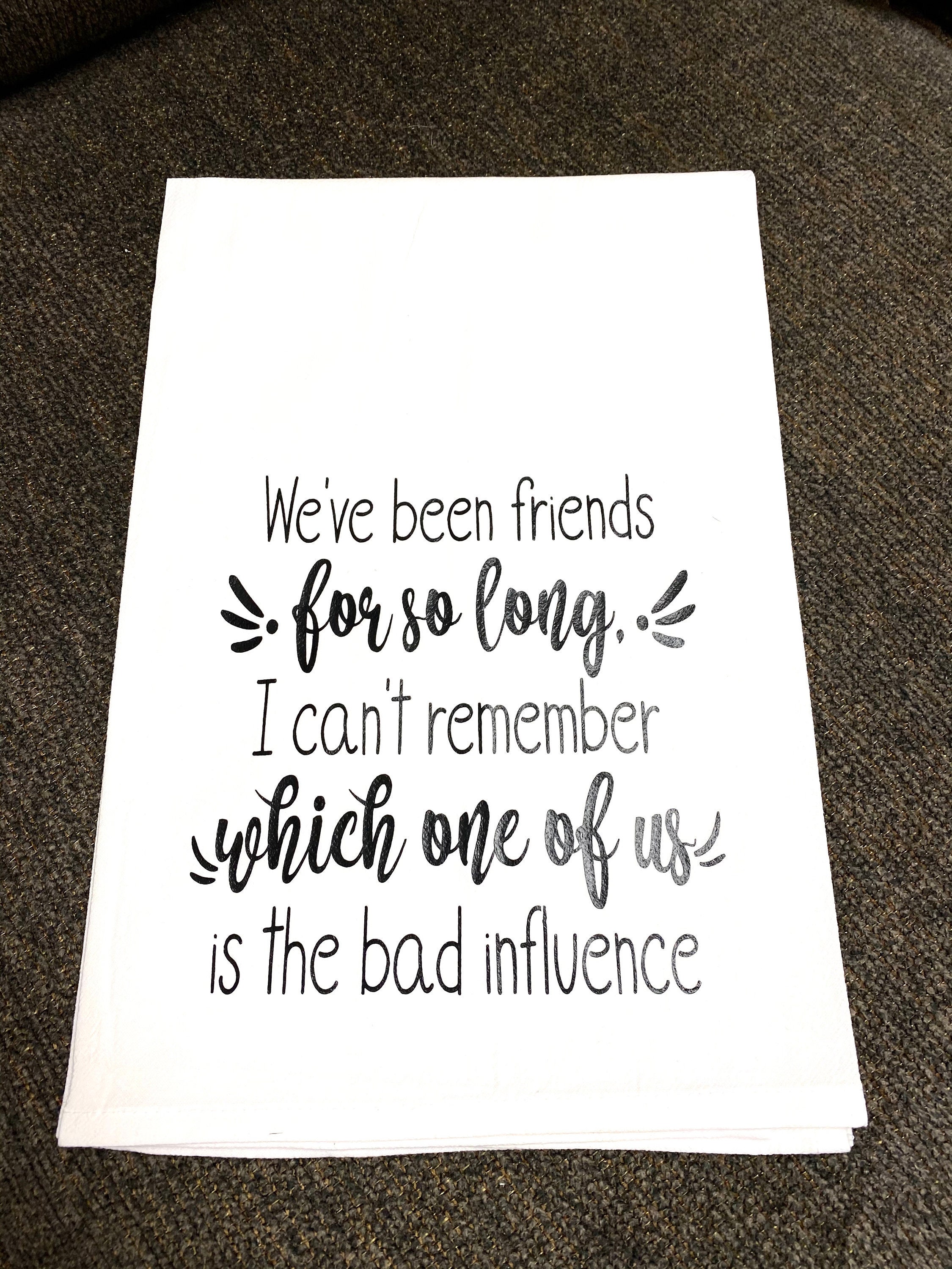 We've Been Friends for so Long, I Can't Remember Which One of Us is the