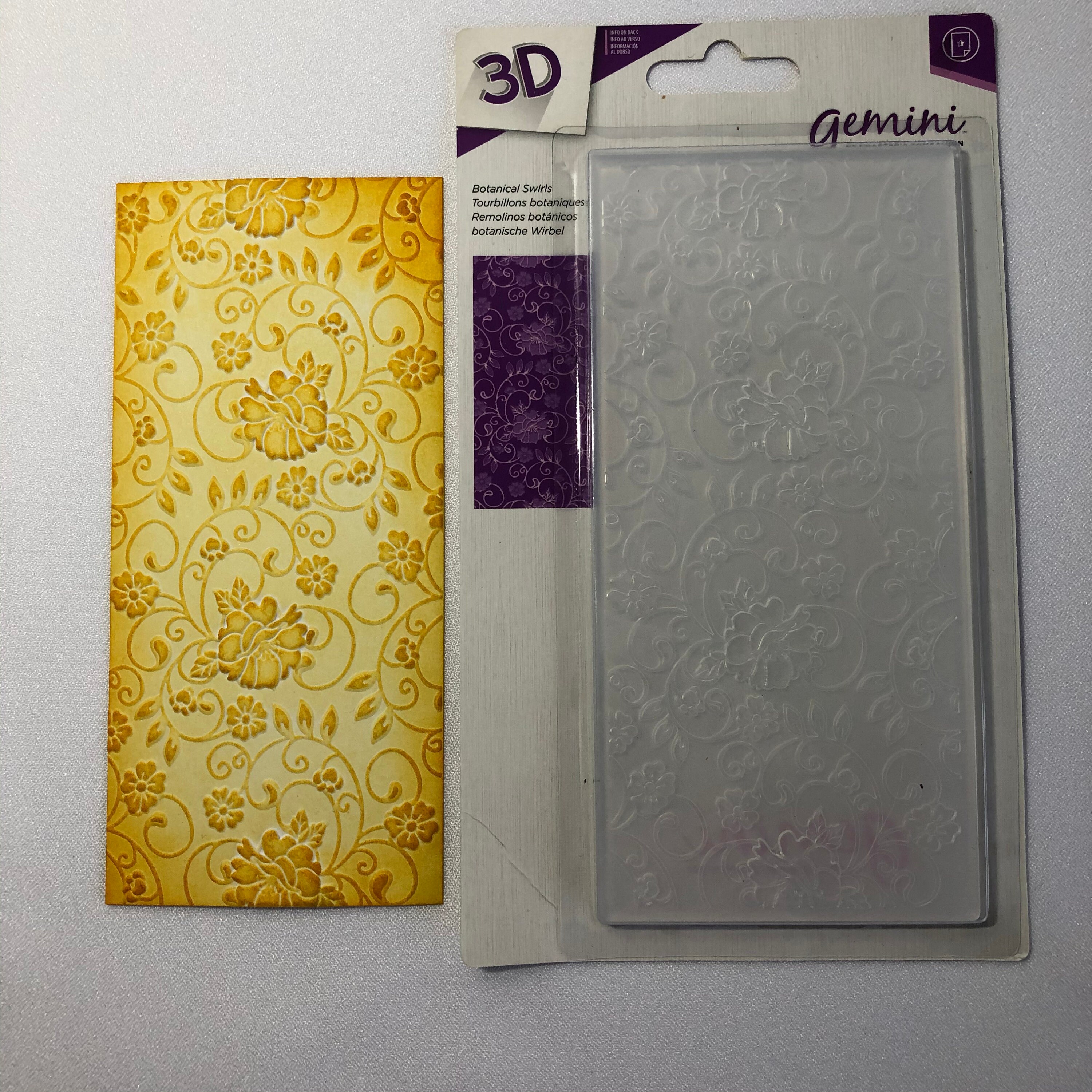 Embossing Folders 3D 2.75 x 5.75 Gemini Crafter's Etsy