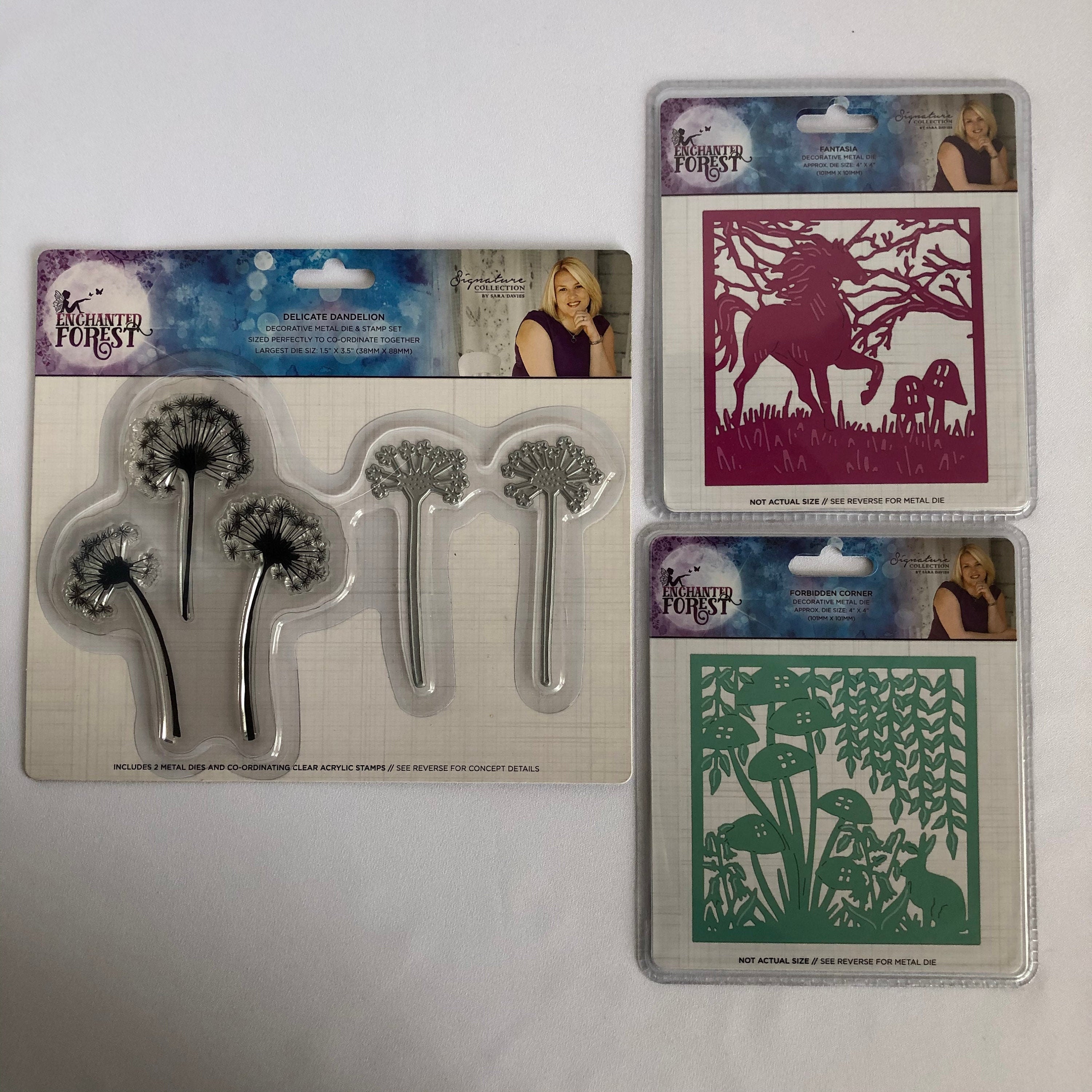 Sara Signature Enchanted Forest ‘Delicate Dandelion’ Metal Die & Stamp Set Sara Signature Enchanted Forest ‘Delicate Dandelion’ Metal Die & Stamp Set