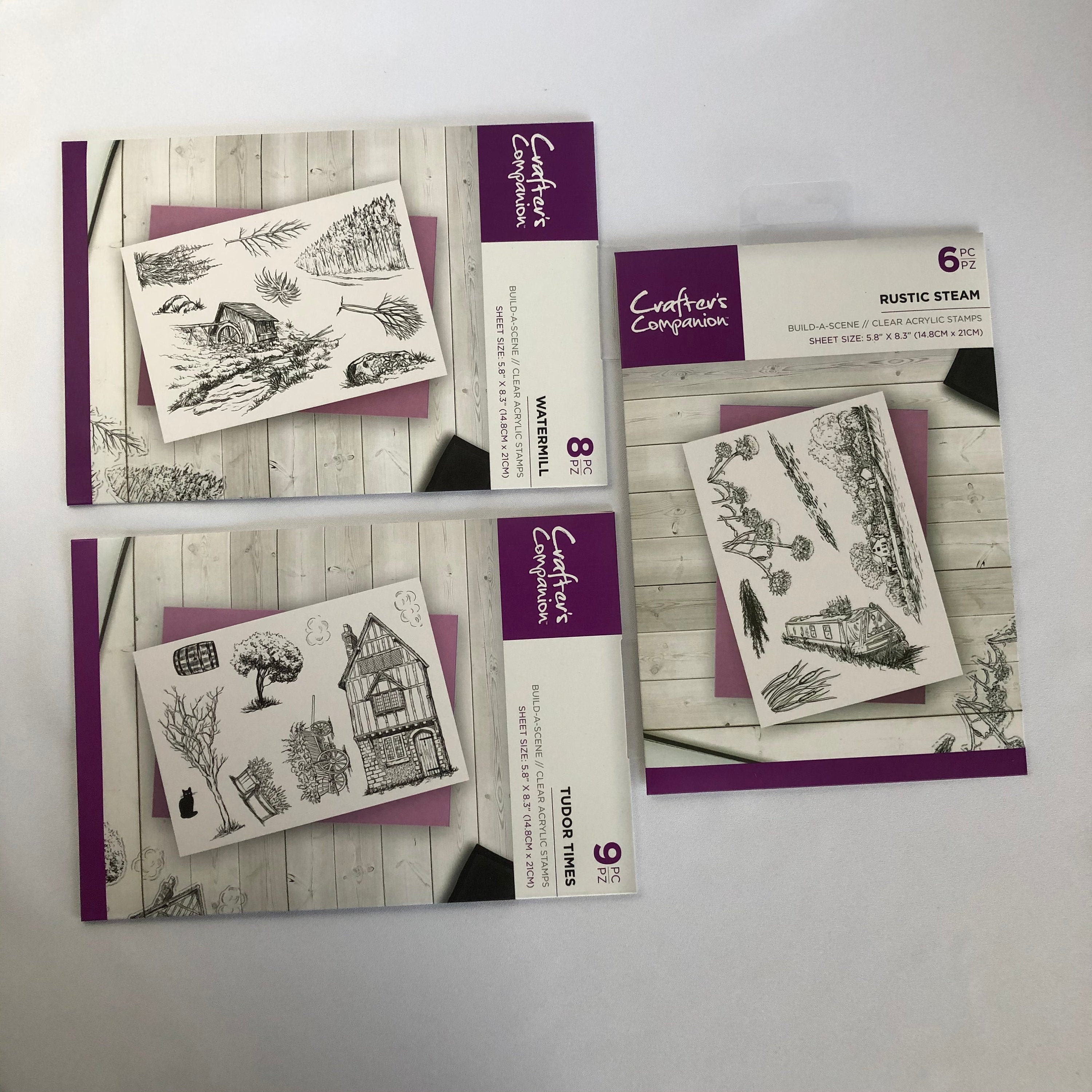 BuildAScene Stamps Crafters Companion Clear Acrylic Etsy