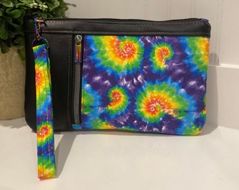 Hippie Zippy Clutch - Black