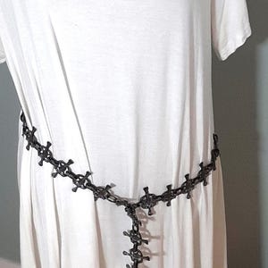 Gothic Mittelalter Kette Gürtel - Chunky Halskette, Cosplay Fashion Statement Bild 1