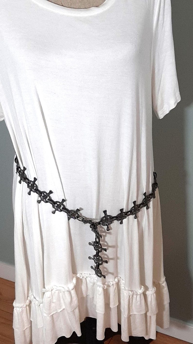 Gothic Mittelalter Kette Gürtel - Chunky Halskette, Cosplay Fashion Statement Bild 1
