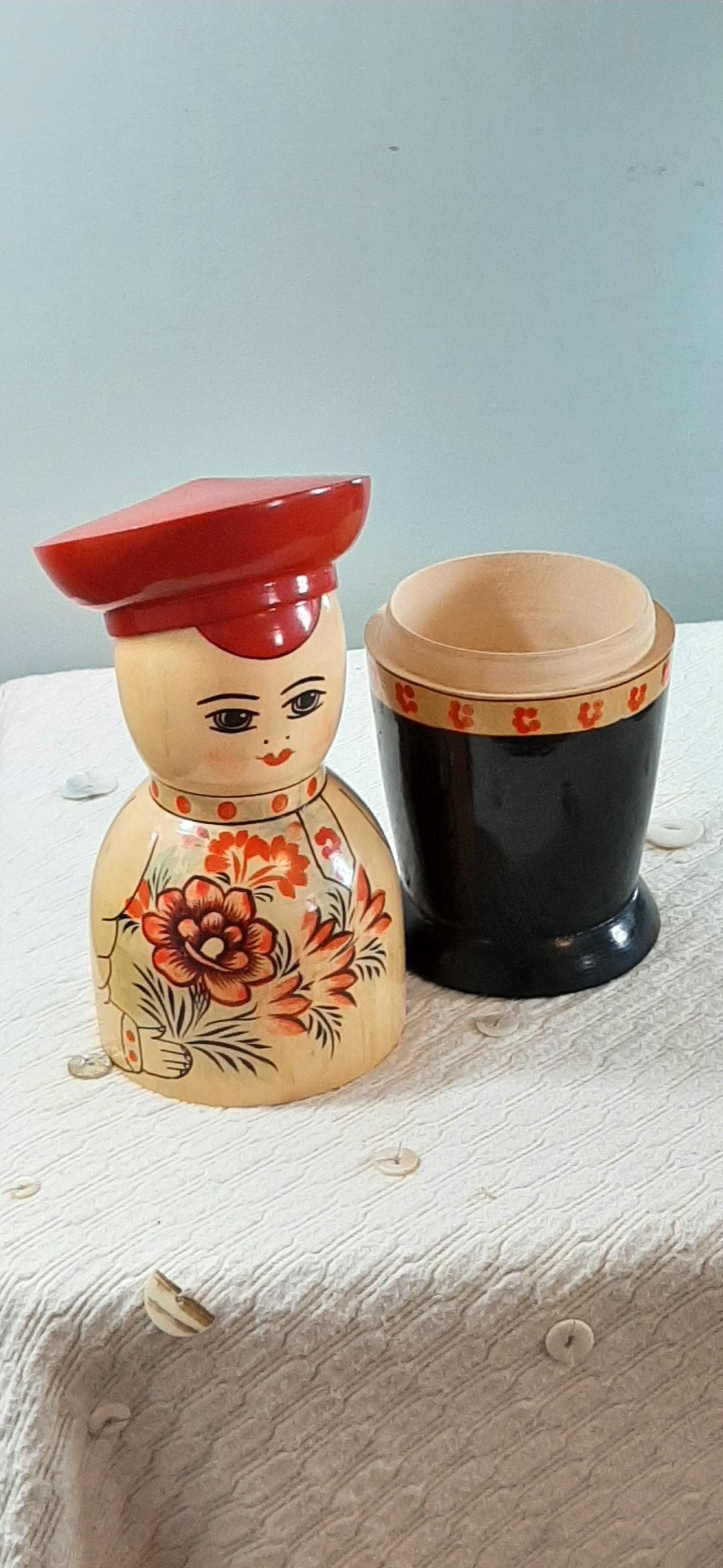 ヴィンテージ ロシア マトリョーシカ 入れ子人形 ワインボトルホルダー