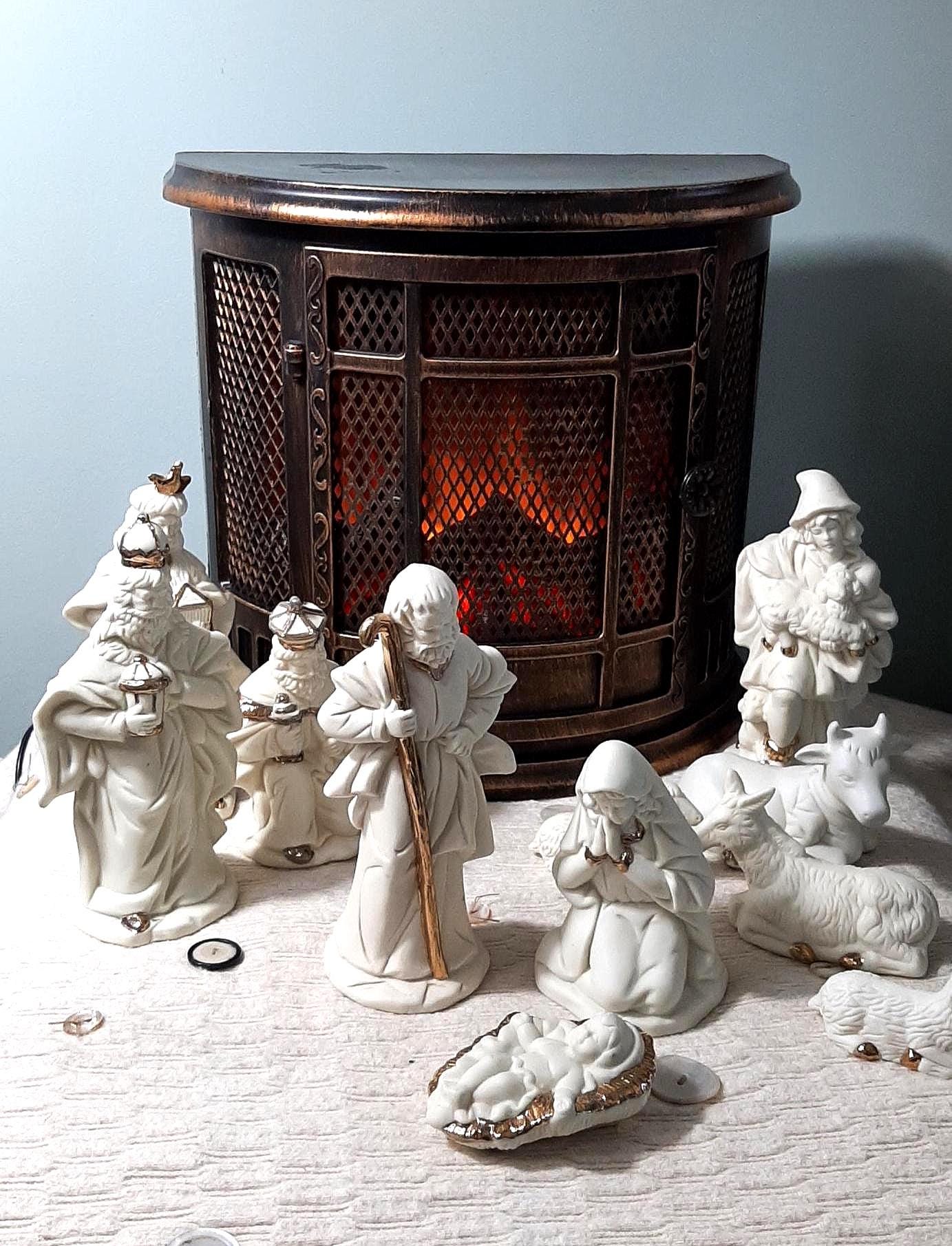 11 piece porcelain nativity set - Etsy 日本