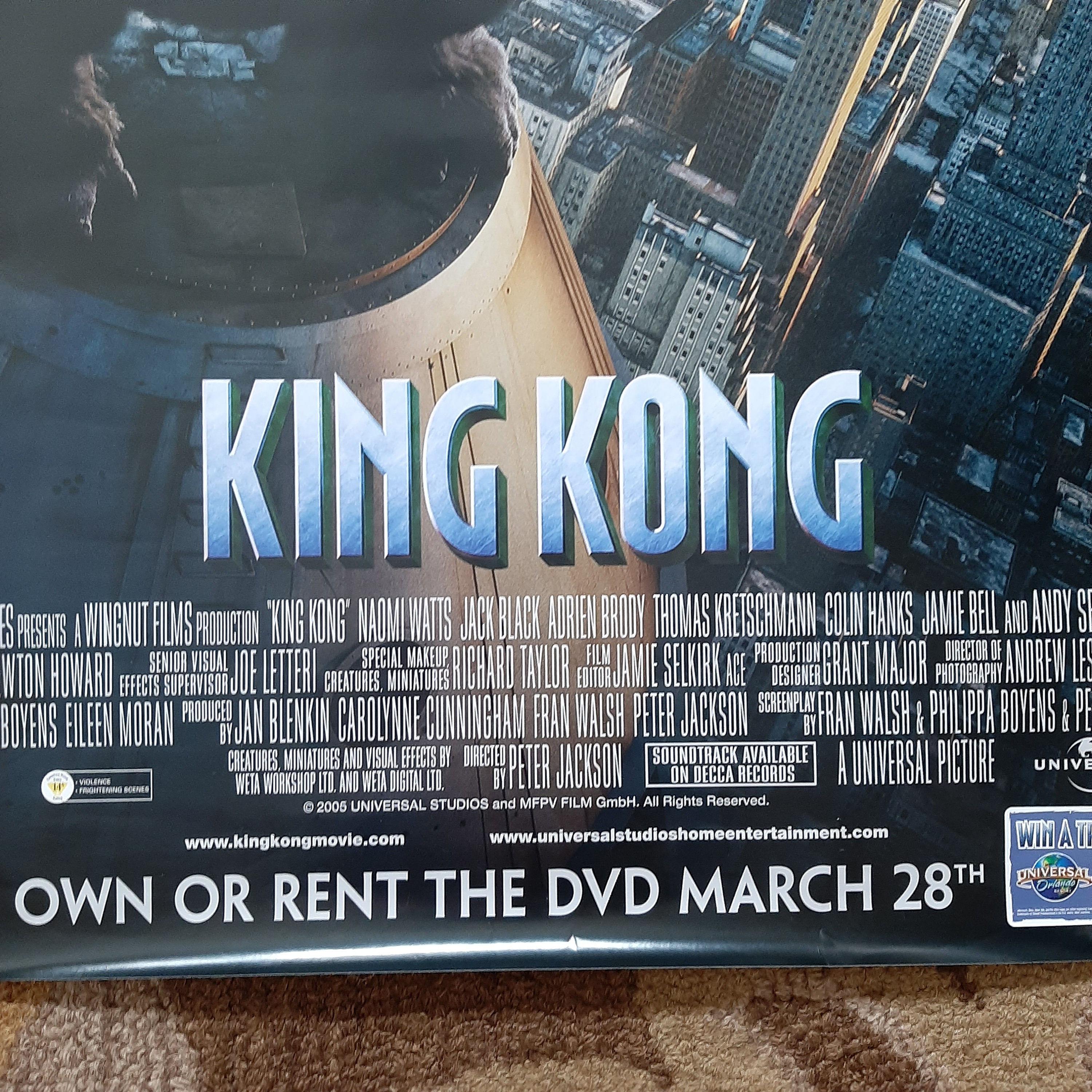 King Kong 2005 Poster