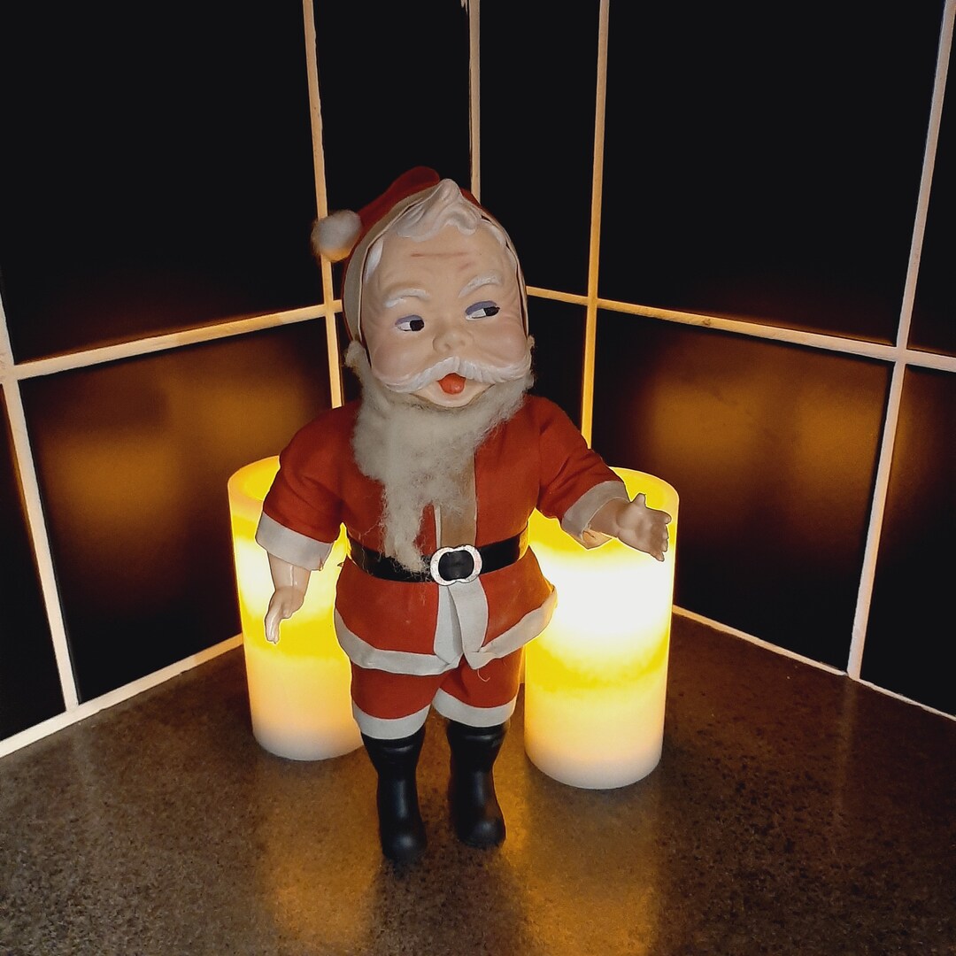Vintage Santa Doll. 12 Inched Tall. Etsy