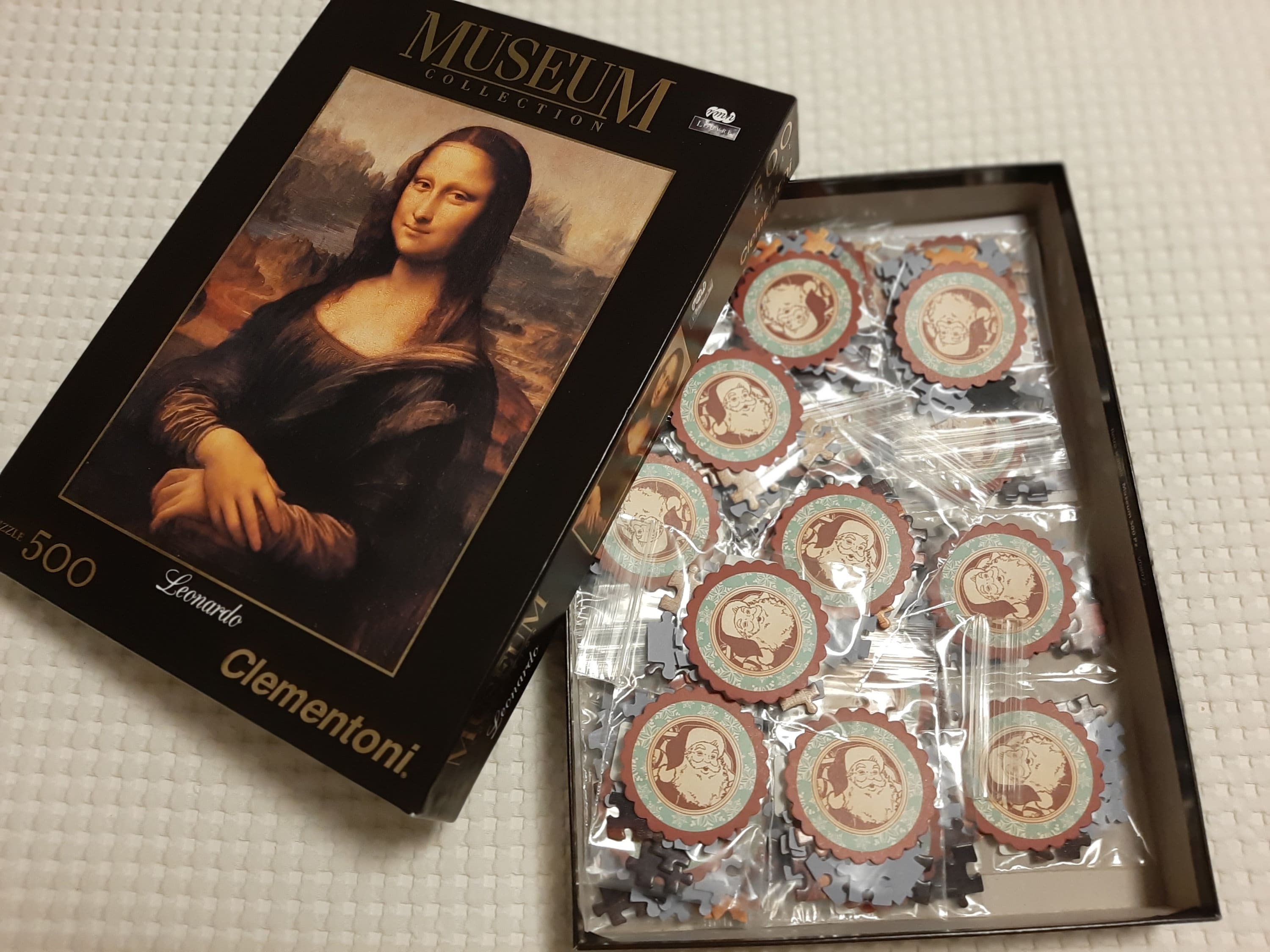 Mona Lisa Jigsaw Puzzle Advent Calendar Museum Collection