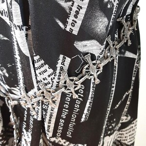 Gothic Mittelalter Kette Gürtel - Chunky Halskette, Cosplay Fashion Statement Bild 10