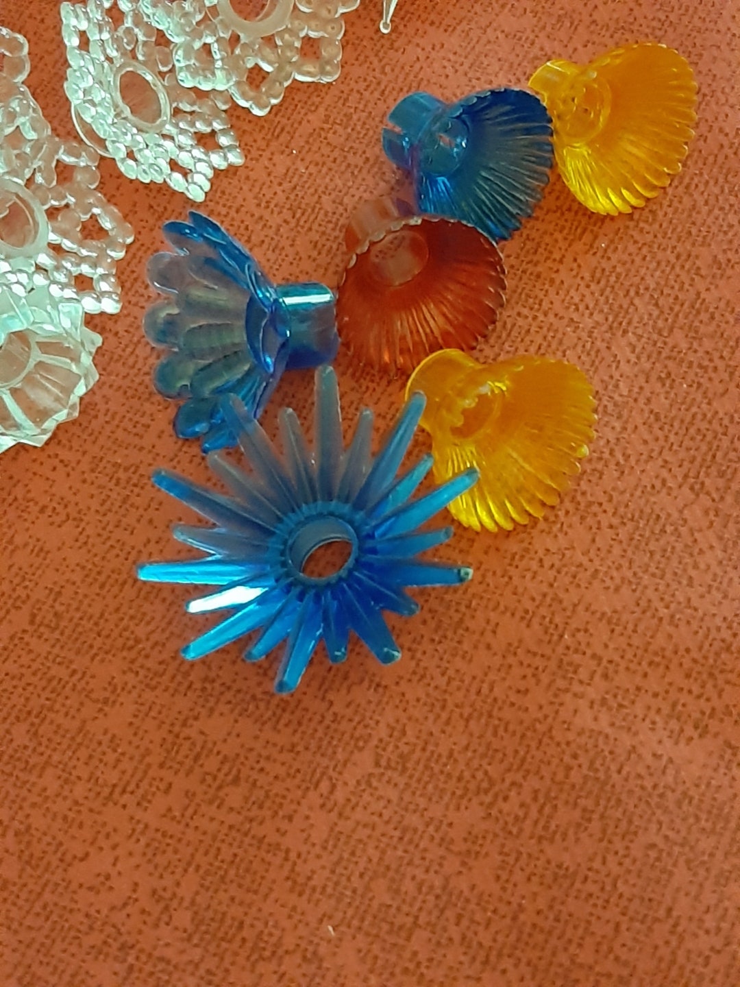 Vintage Plastic Christmas Tree Light Reflectors. 4 Groups of Etsy