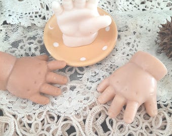 Severed Hand Soap with your choice of a soap dish  Baby Hand Soap Weird Soap  Horror Gothic Bathroom Spooky  Bizarre Oddity Novelty Fun soap