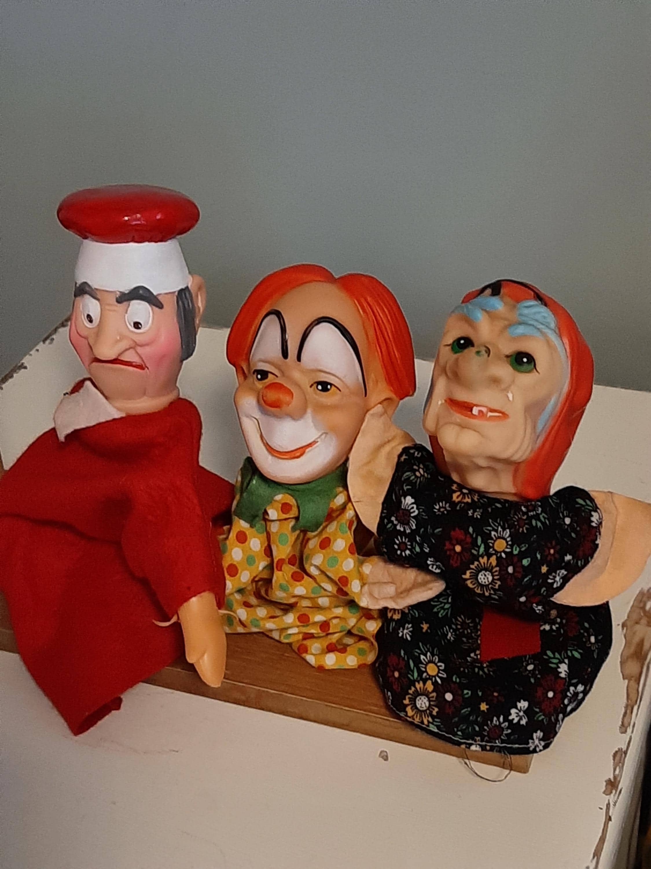 Marionnettes Vintage Jas Loutky Tchécoslovaquie Praha Jouets